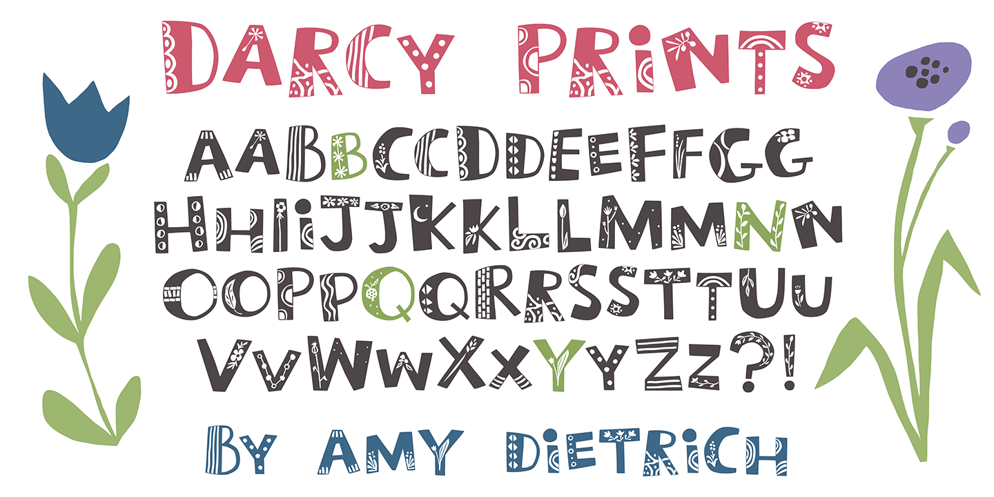 Example font Darcy #7